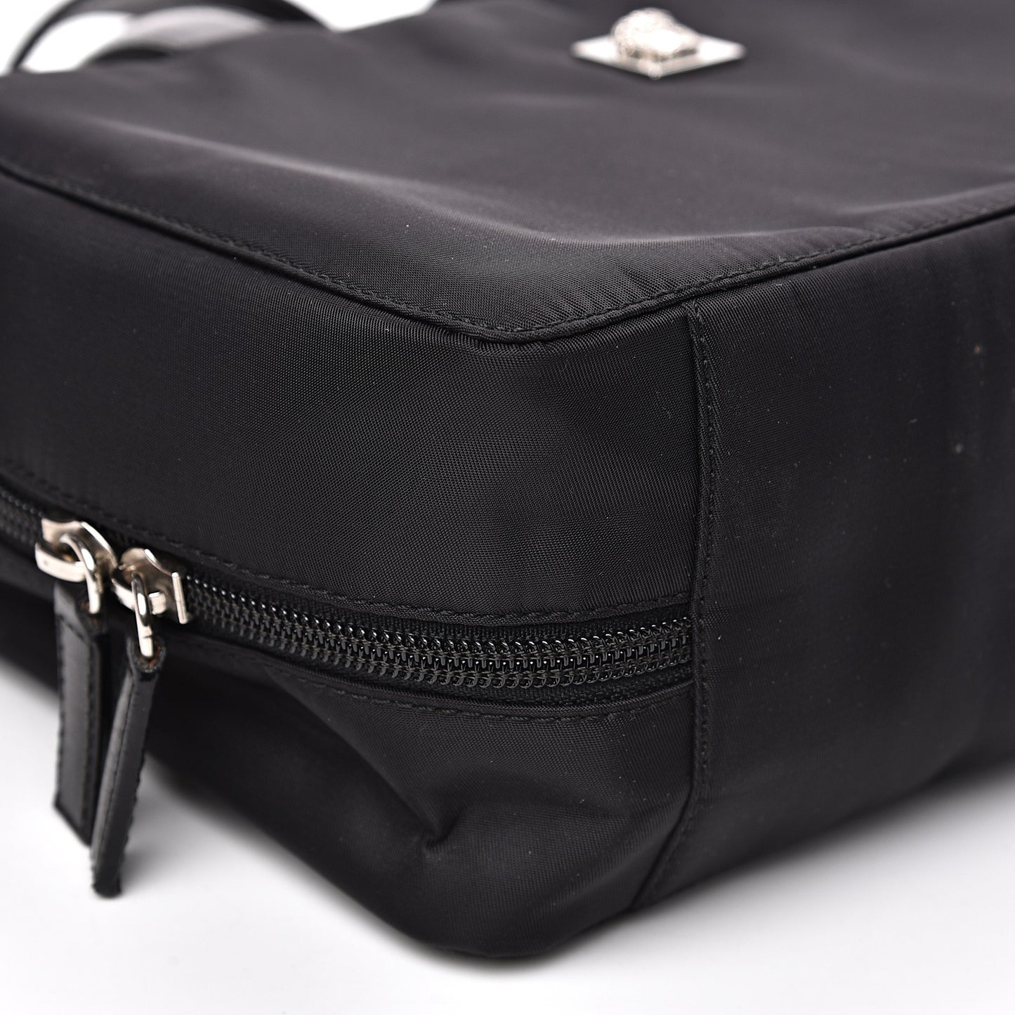 Nylon Bowler Bag Black