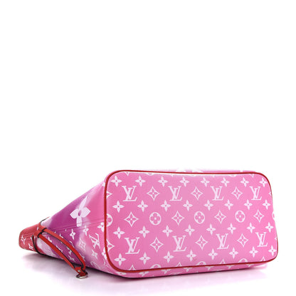 Louis Vuitton Monogram Escale Neverfull MM Rouge 4 of 10