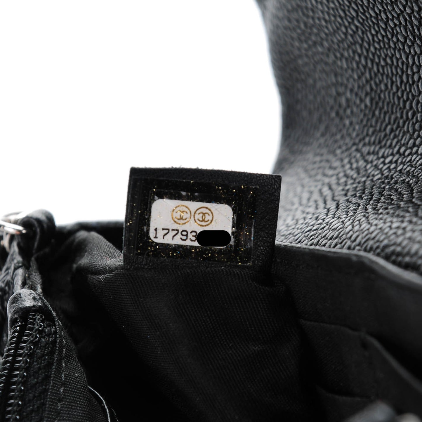 Caviar Half Moon Wallet On Chain WOC Black