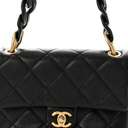 Chanel Caviar Quilted Funky Match Mini Flap Black 8 of 11