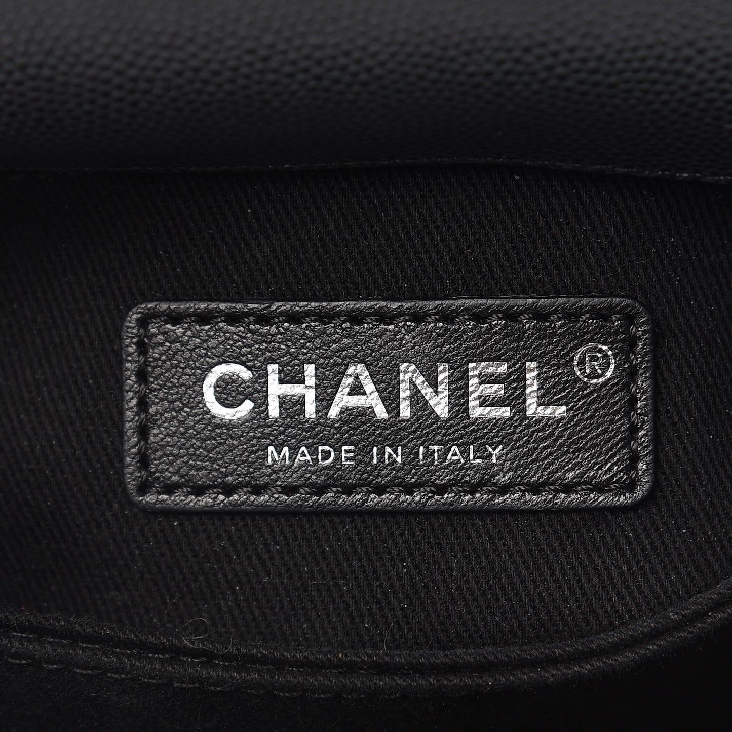 Caviar Chevron Quilted Mini Coco Handle Flap Dark Grey