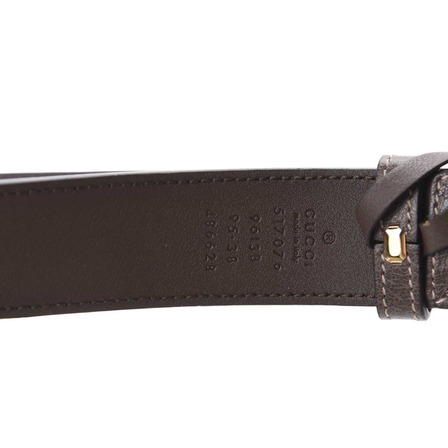 Gucci GG Supreme Monogram Web Small Ophidia Belt Bag 95 38 Dark Brown 8 of 11