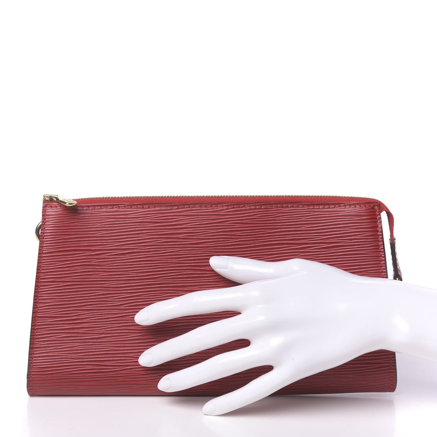 Epi Pochette Accessories 24 Castillan Red