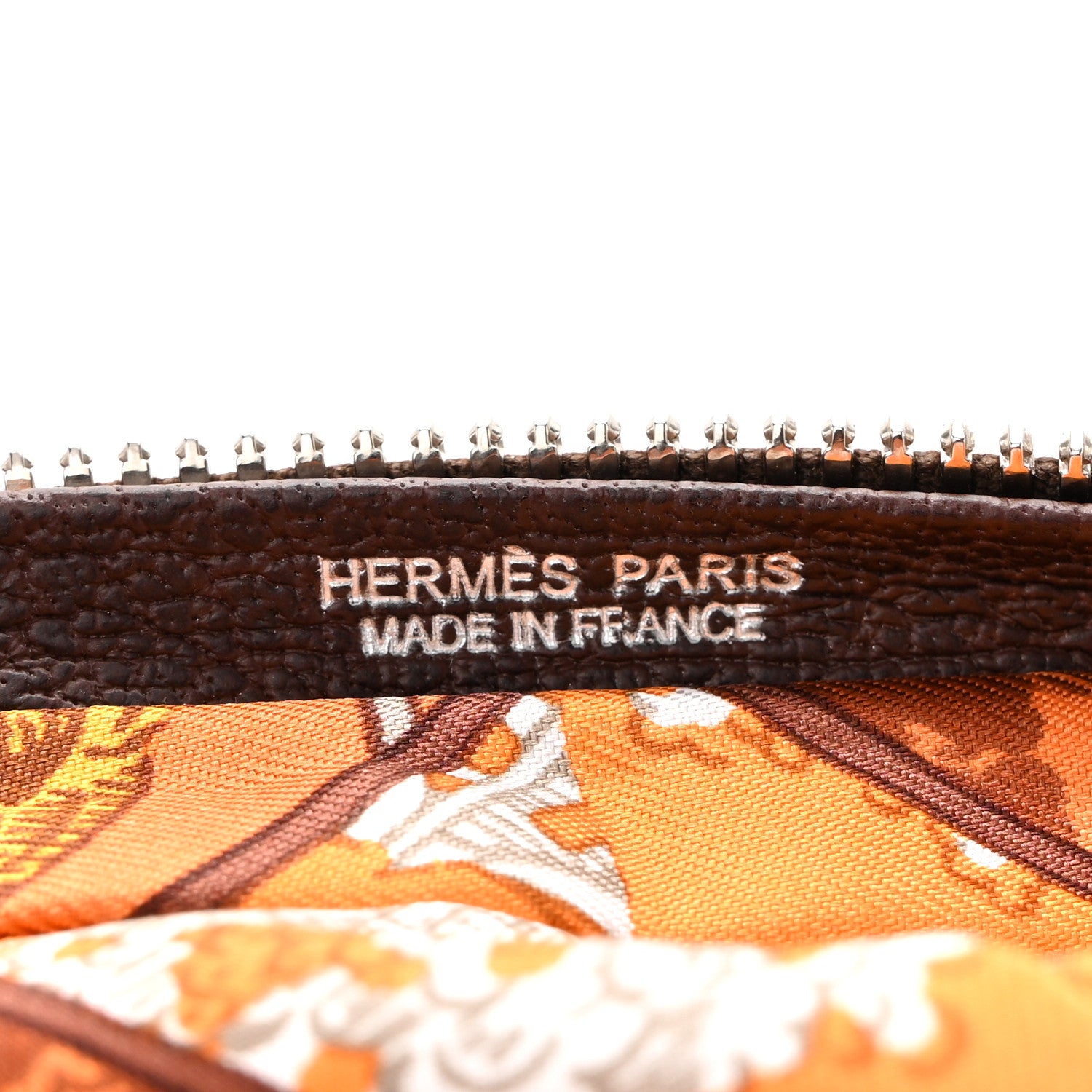 Hermes Buffle Silky Jeu Des Omnibus Et Dames Blanches Pop Shopper Tote Orange Multicolor 6 of 13