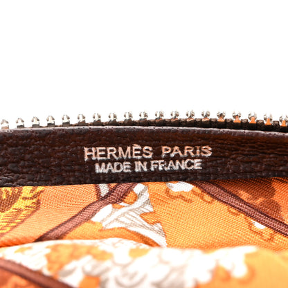 Hermes Buffle Silky Jeu Des Omnibus Et Dames Blanches Pop Shopper Tote Orange Multicolor 6 of 13