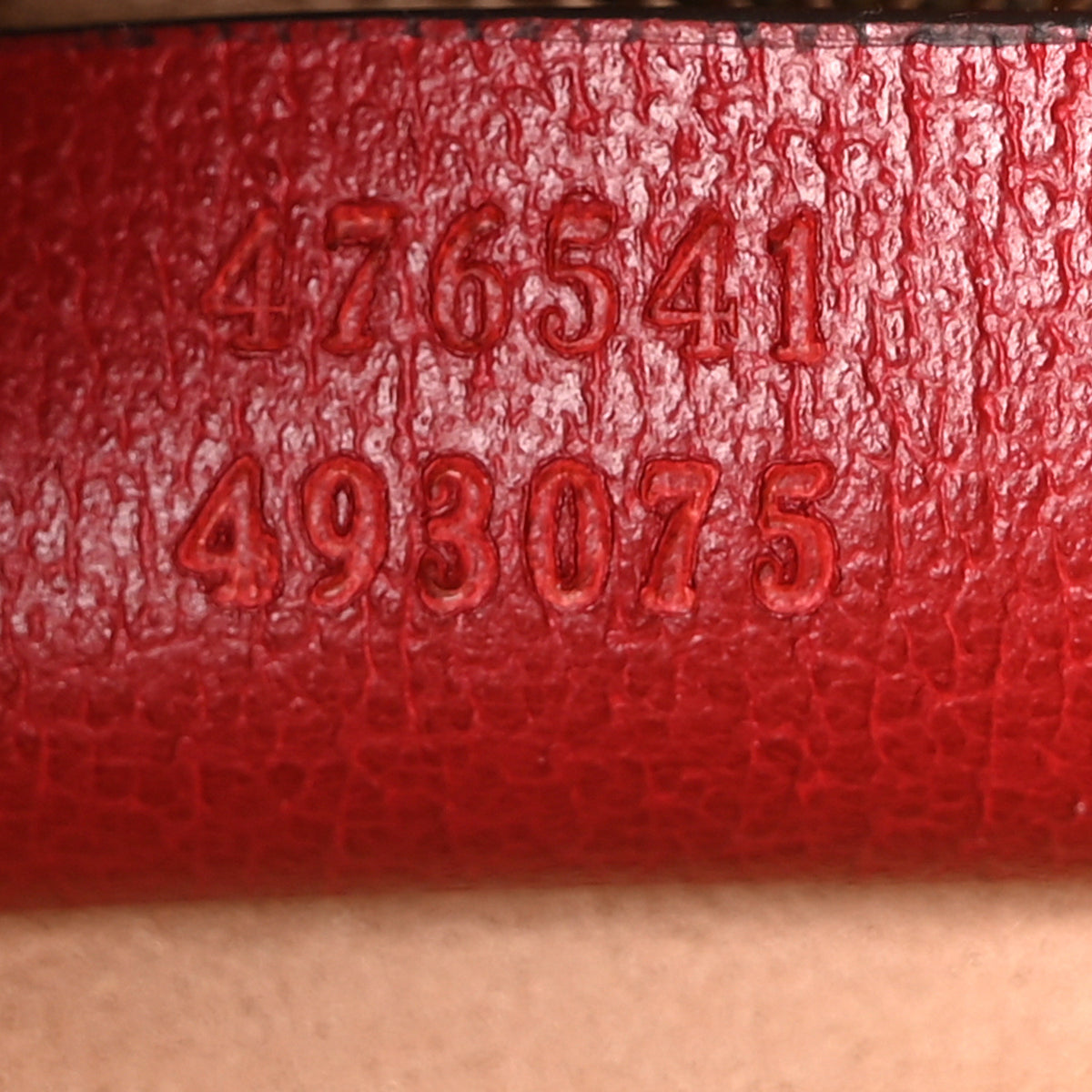 GG Supreme Monogram Small Queen Margaret Top Handle Bag Red
