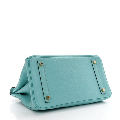 Hermes Togo Birkin 30 Bleu Atoll 4 of 10