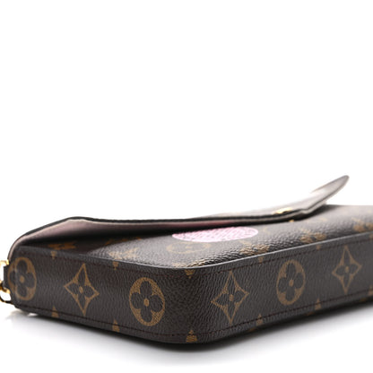 Louis Vuitton Monogram My LV World Tour Pochette Felicie Chain Wallet Rose Ballerine 8 of 10