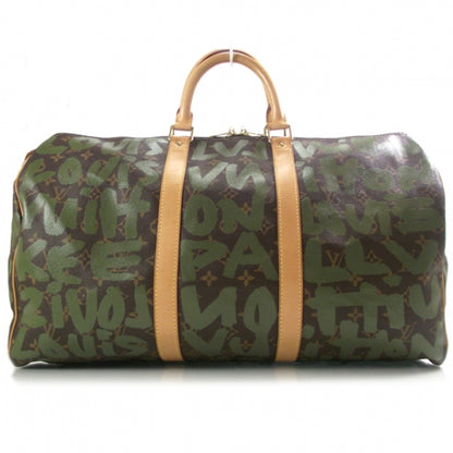 Louis Vuitton Graffiti Keepall 50 Kaki 1 of 9