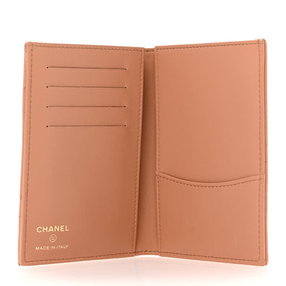 Chanel Lambskin Quilted Chanel 19 Passport Holder Brown 5 of 11