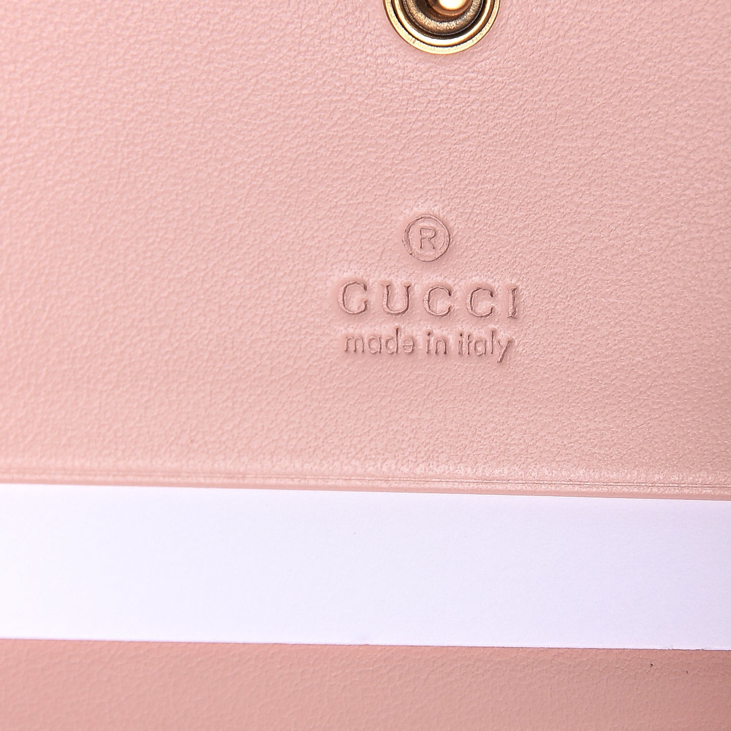 Calfskin Matelasse GG Marmont Card Case Wallet Perfect Pink