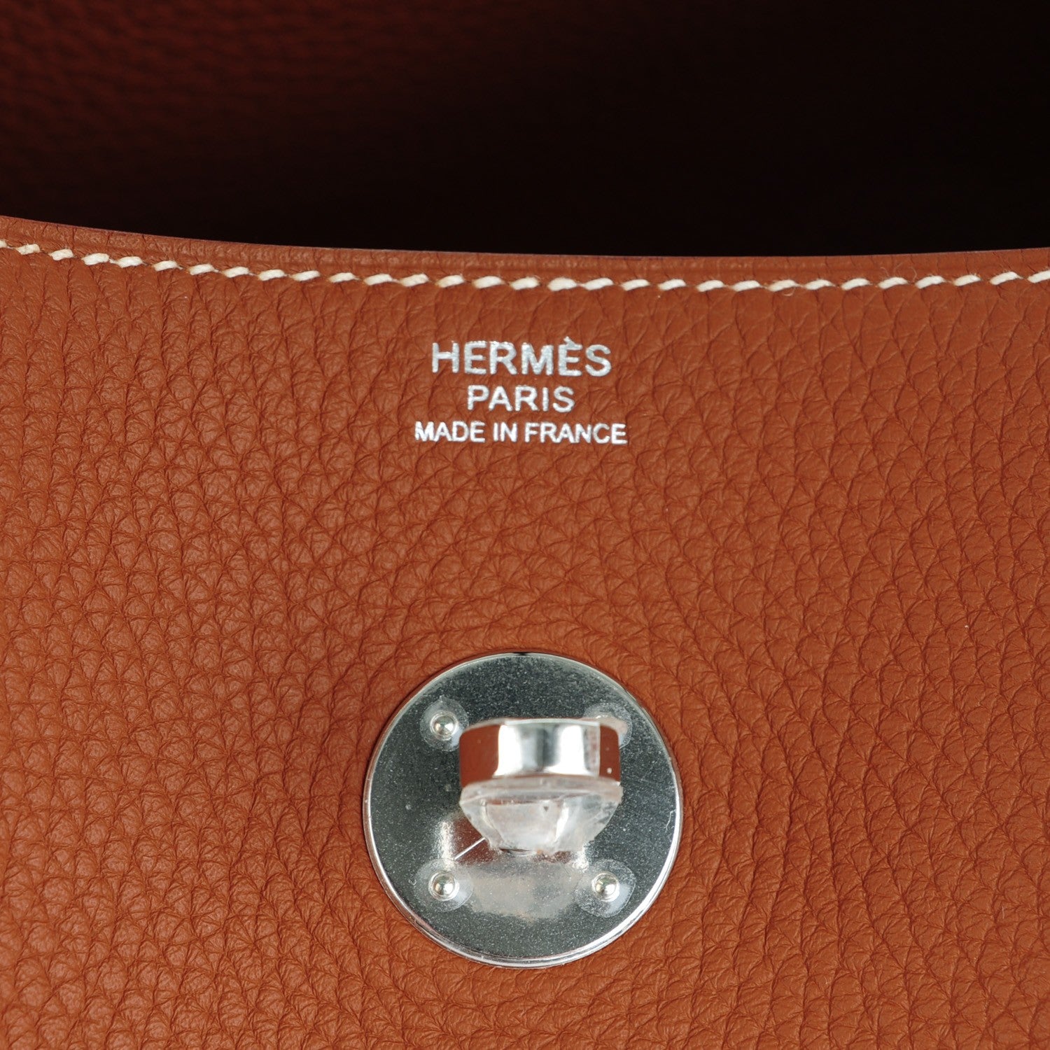 Hermes Taurillon Clemence Lindy 34 Gold 10 of 10