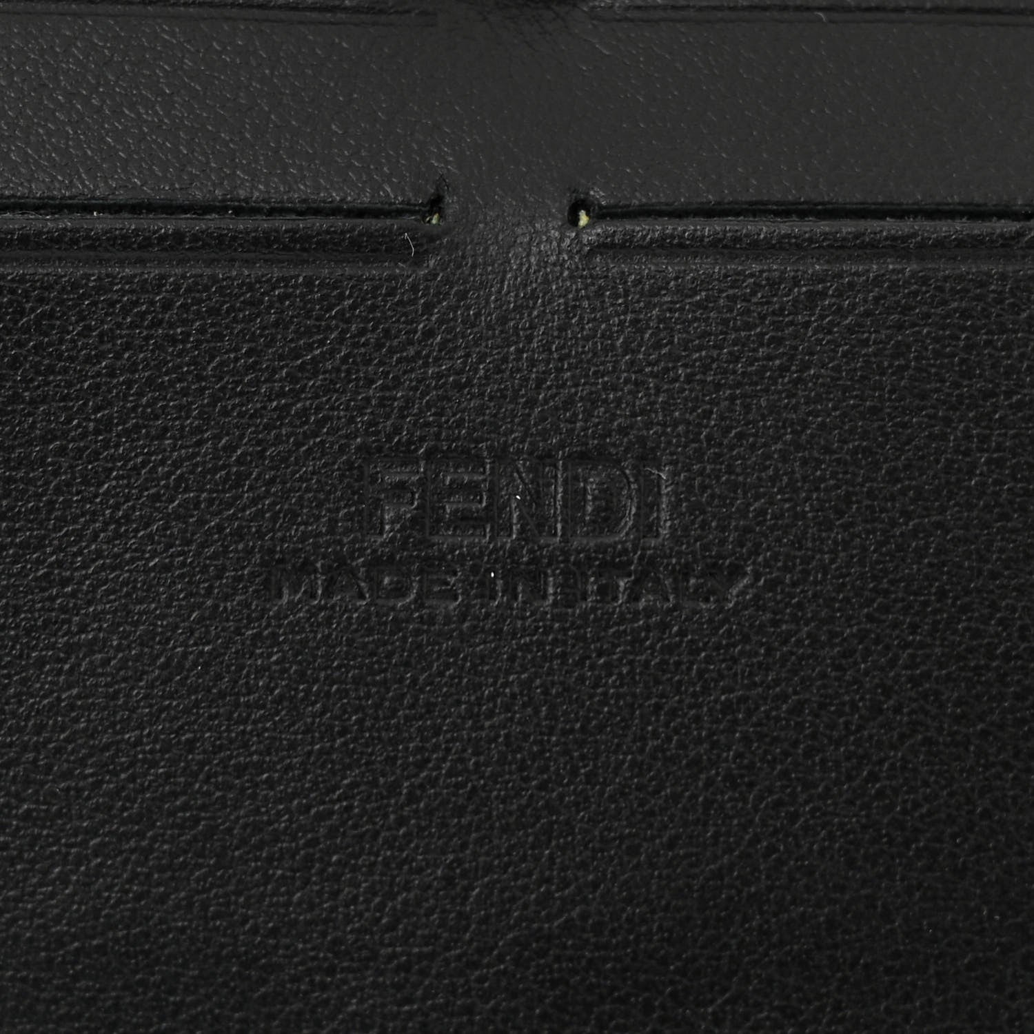 Fendi Fabric Jacquard Reactive Jean Denim Vitello Cover FF Baguette Soft Trunk Blue Black 6 of 10
