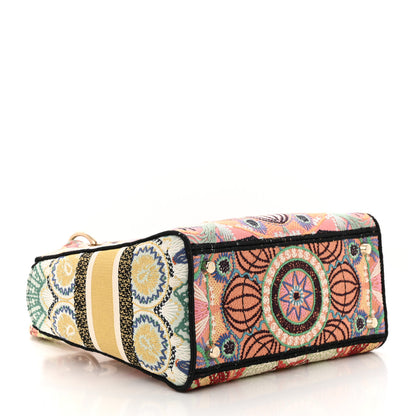 Christian Dior Canvas Embroidered In Lights Medium Lady D-Lite Multicolor 4 of 12