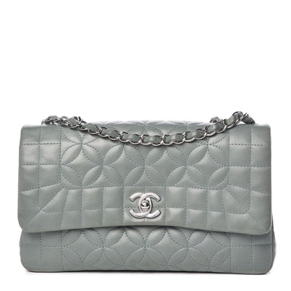 Chanel Lambskin Quilted Lady Graphic Flap Green 1 of 11