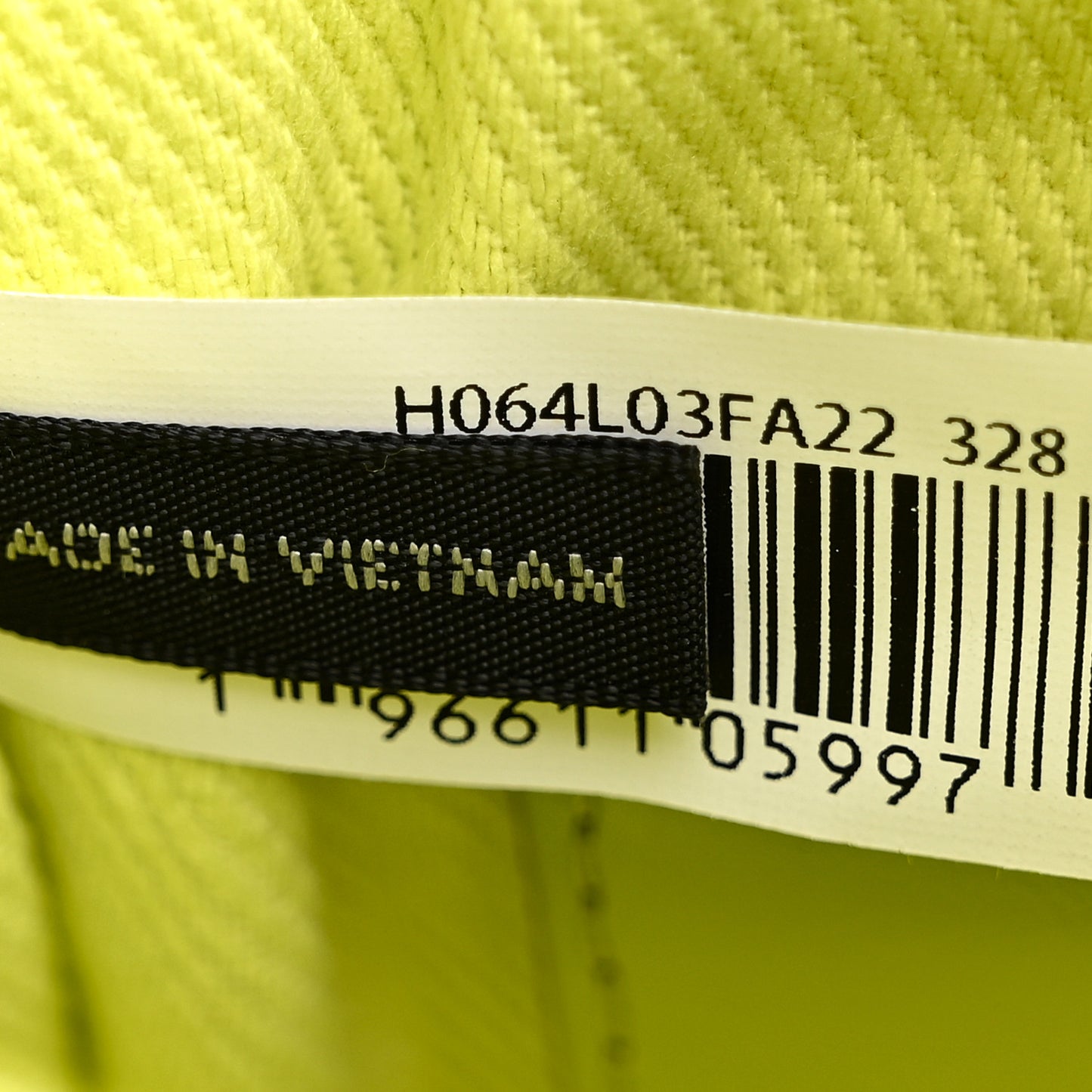 Shiny Crinkled Calfskin Mini The Tote Bag Acid Lime