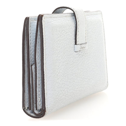 Hermes Chevre Mysore Mini Bearn Wallet Bleu Brume 3 of 10