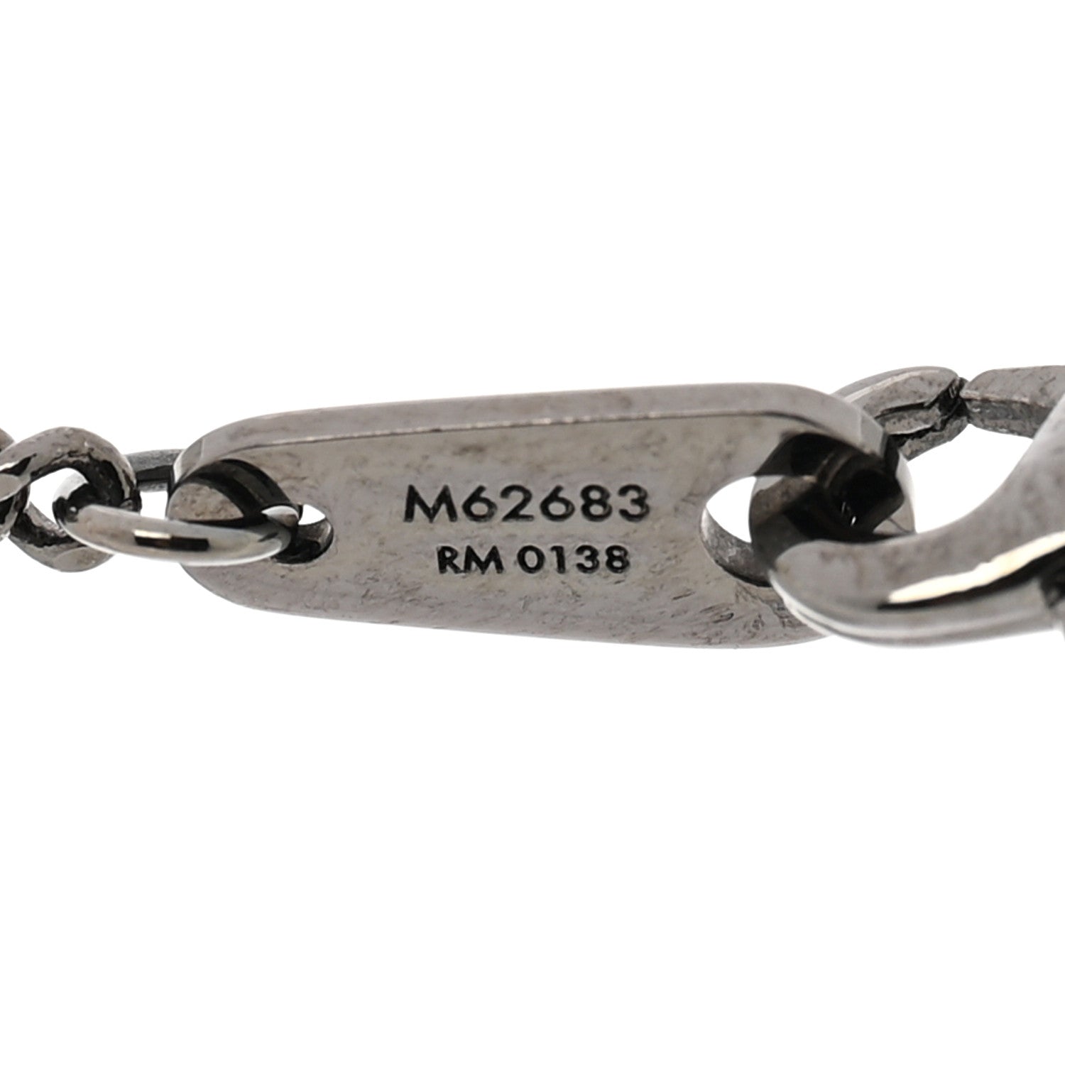 Louis Vuitton LV Upside Down Necklace Gunmetal 6 of 7