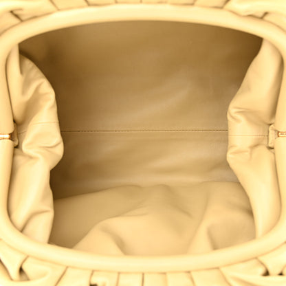 Bottega Veneta Smooth Butter Calf The Pouch Oversized Clutch Tapioca 5 of 10