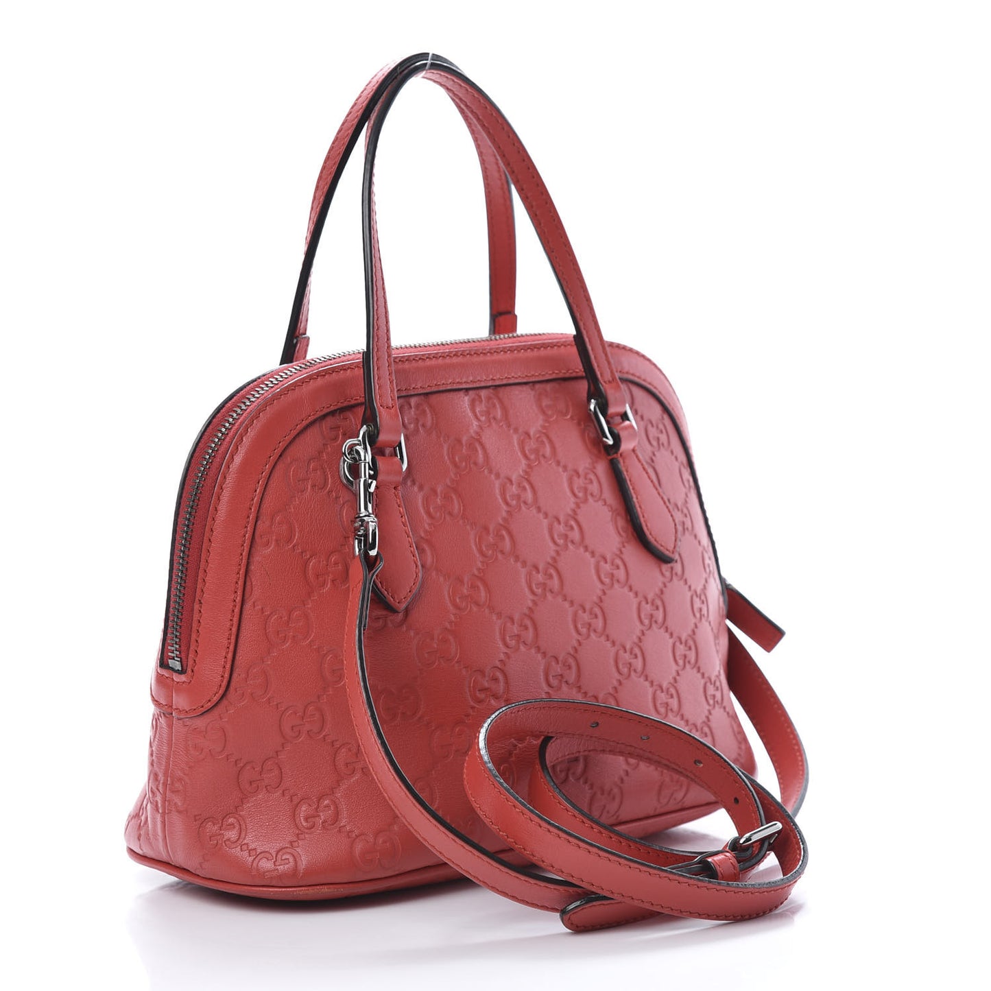 Guccissima Mini Dome Bag Red