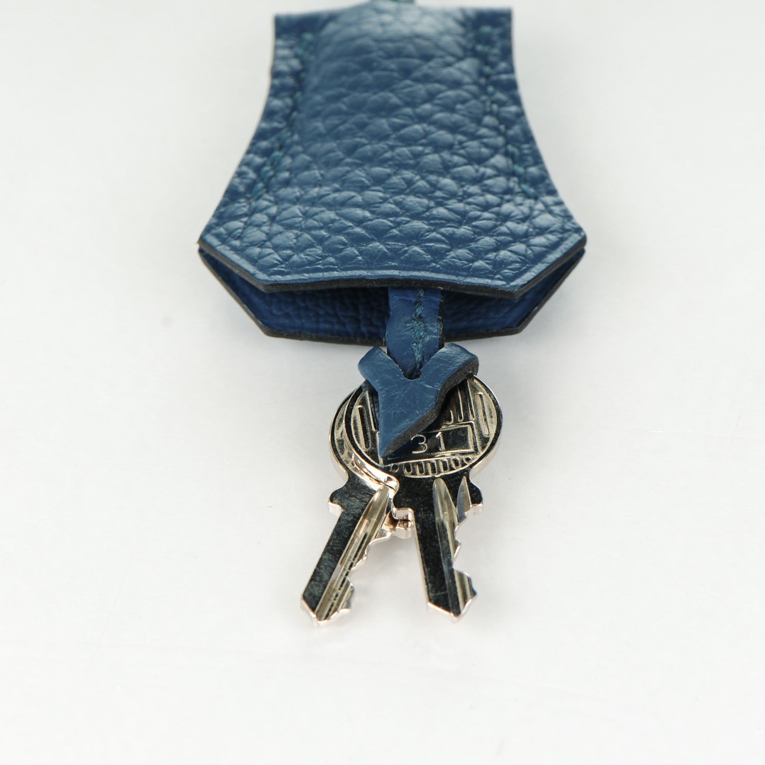 Hermes Taurillon Clemence Birkin 35 Bleu Thalassa 25 of 27