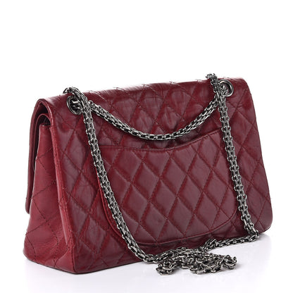 Chanel Aged Calfskin Quilted 2.55 Reissue 226 Flap Red 4 of 10