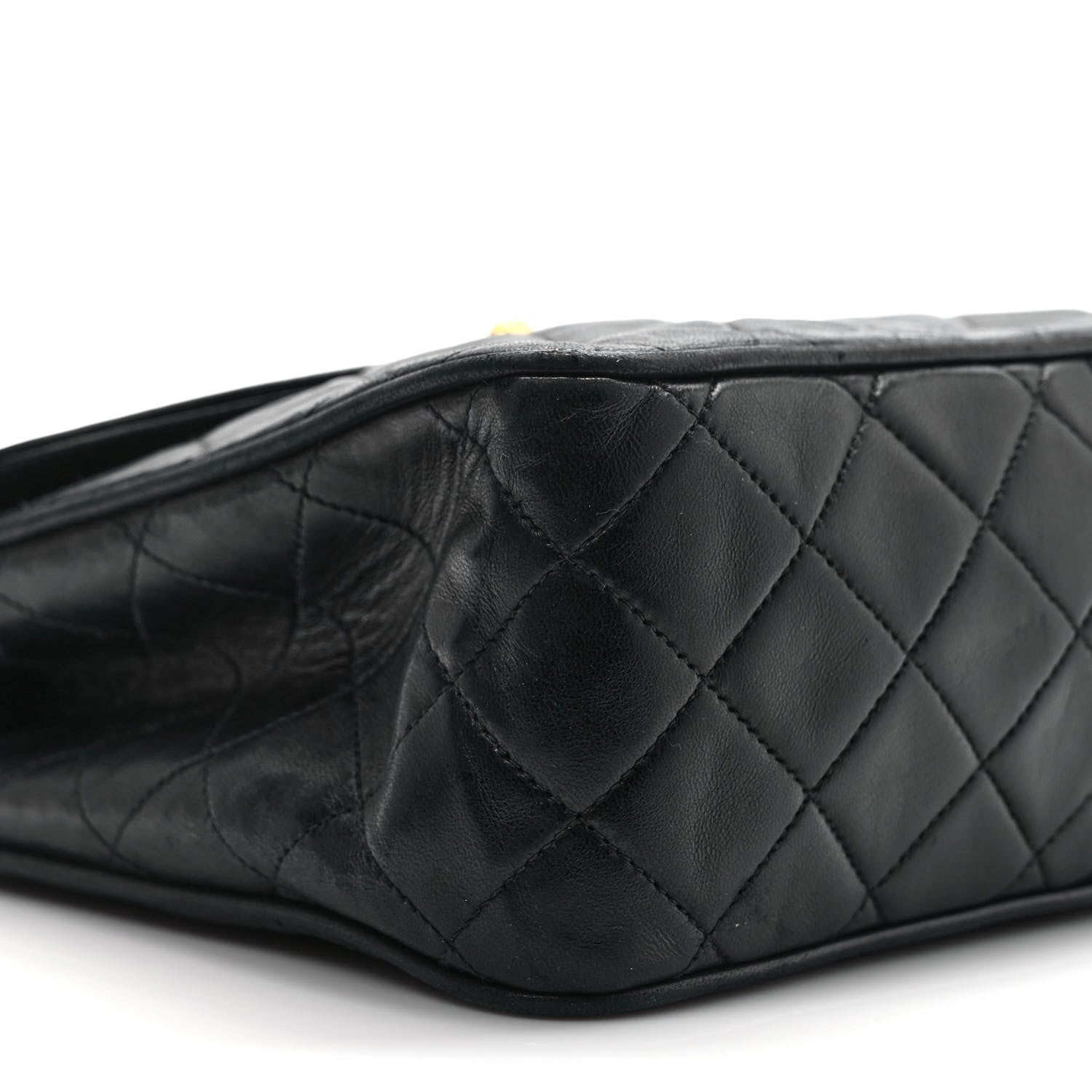 Chanel Lambskin Quilted CC Flap Shoulder Bag Black 7 of 11