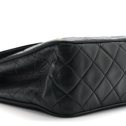 Chanel Lambskin Quilted CC Flap Shoulder Bag Black 7 of 11