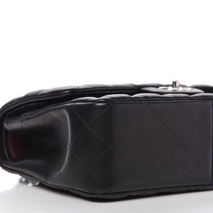 Chanel Lambskin Quilted Jumbo Double Flap Black 6 of 15