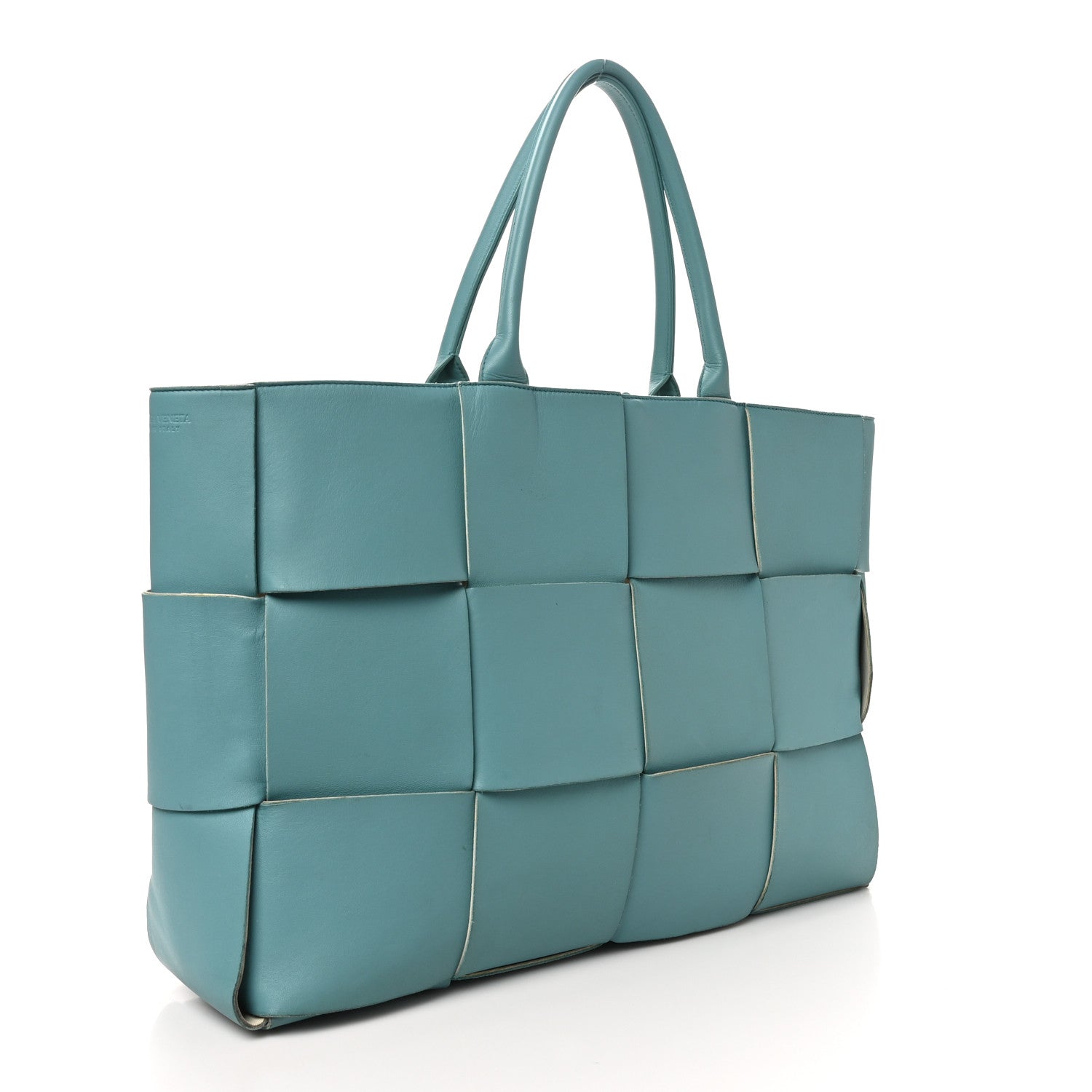 Bottega Veneta Nappa Maxi Intrecciato Large Arco Tote Linoleum 4 of 10