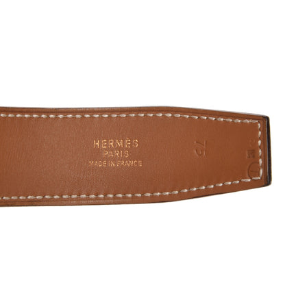 Hermes Courchevel Adjustable Kelly Belt 75 Gold 4 of 5