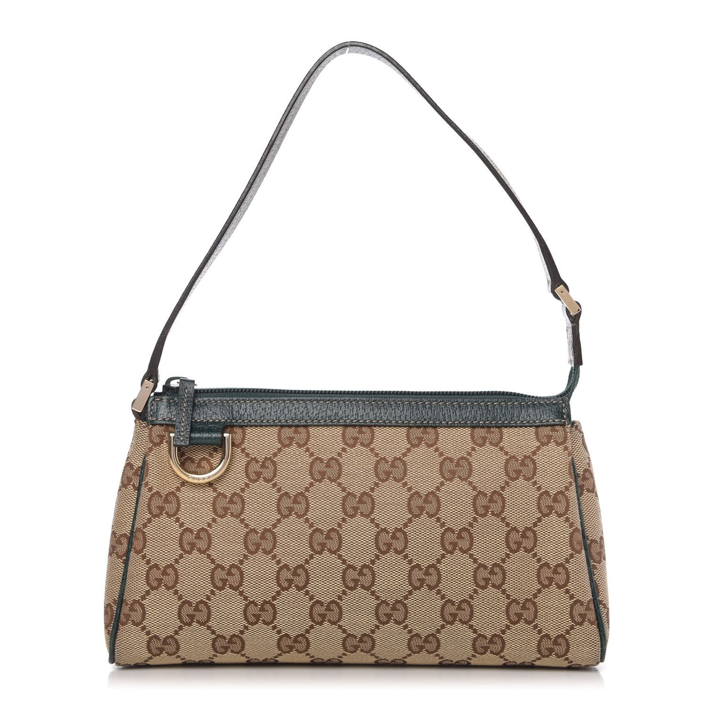 Monogram D Ring Cosmetic Case Green