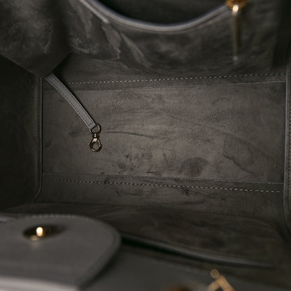 Chanel Caviar Studded Small Deauville Tote Grey 5 of 10