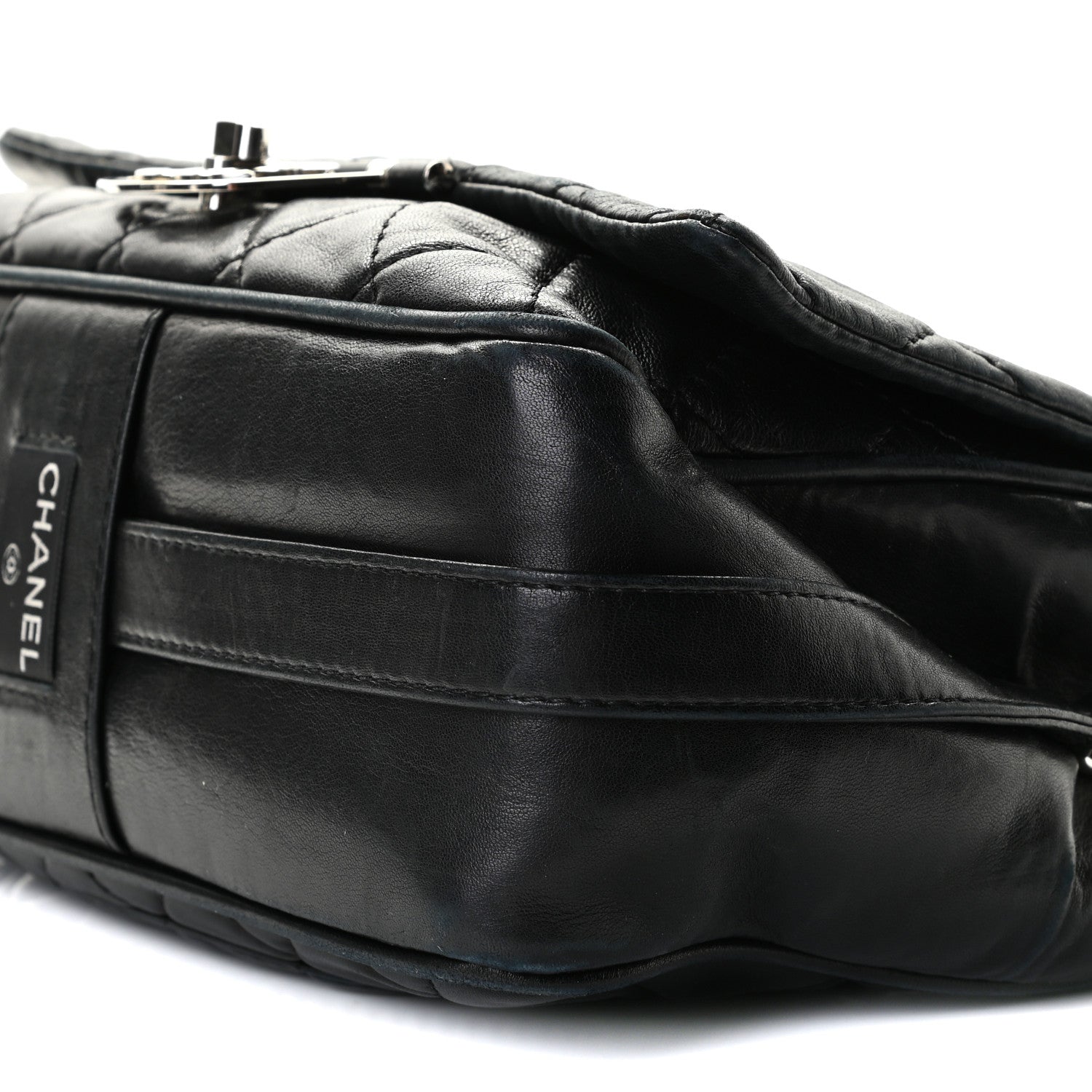 Chanel Lambskin Quilted Single Flap Black 9 of 9