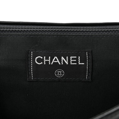 Chanel Lambskin Chocolate Bar Mademoiselle Flap Black 6 of 14