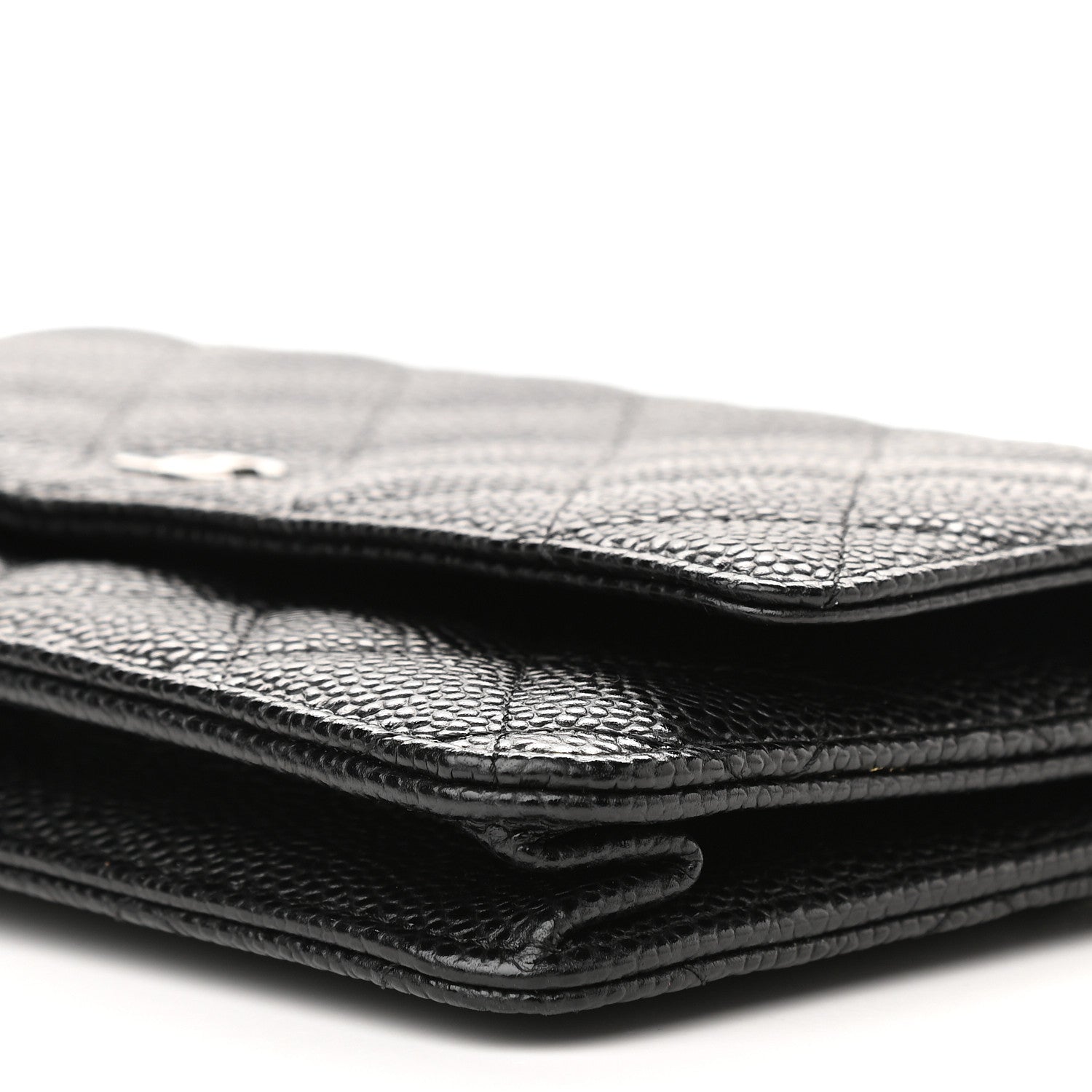 Chanel Caviar Quilted Wallet On Chain WOC Black 10 of 10