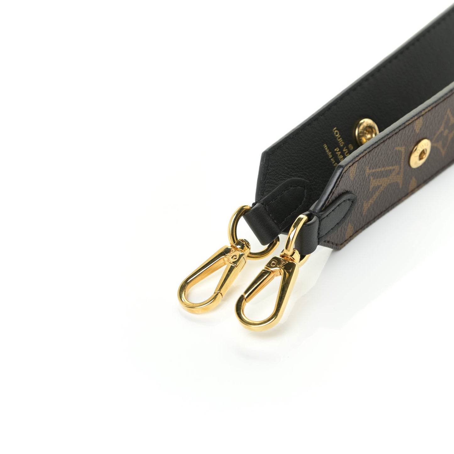 Monogram Adjustable Bandouliere Shoulder Strap Black