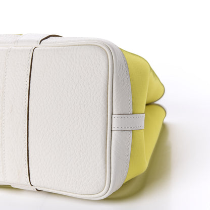 Hermes Toile Officier Vache Country Garden Party 30 TPM Lime White 7 of 11