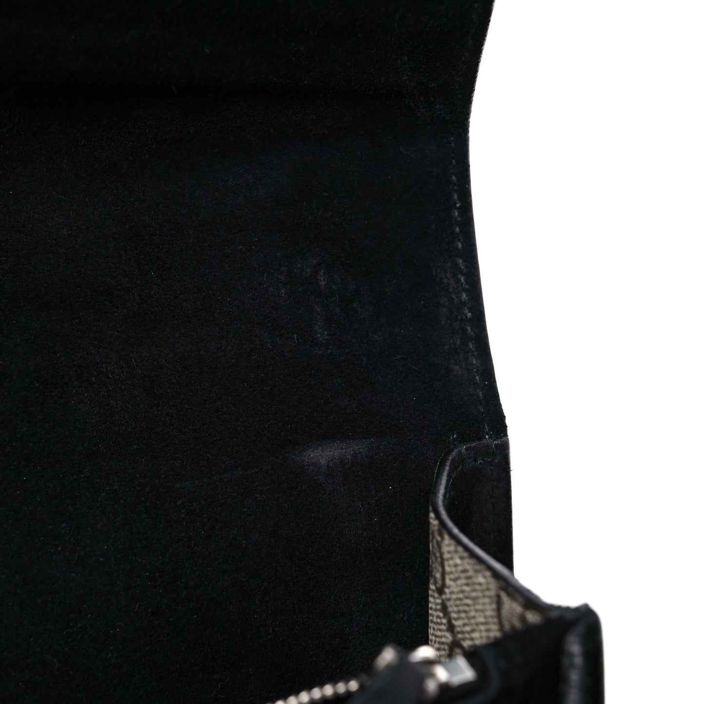 GG Supreme Monogram Small Dionysus Shoulder Bag Black