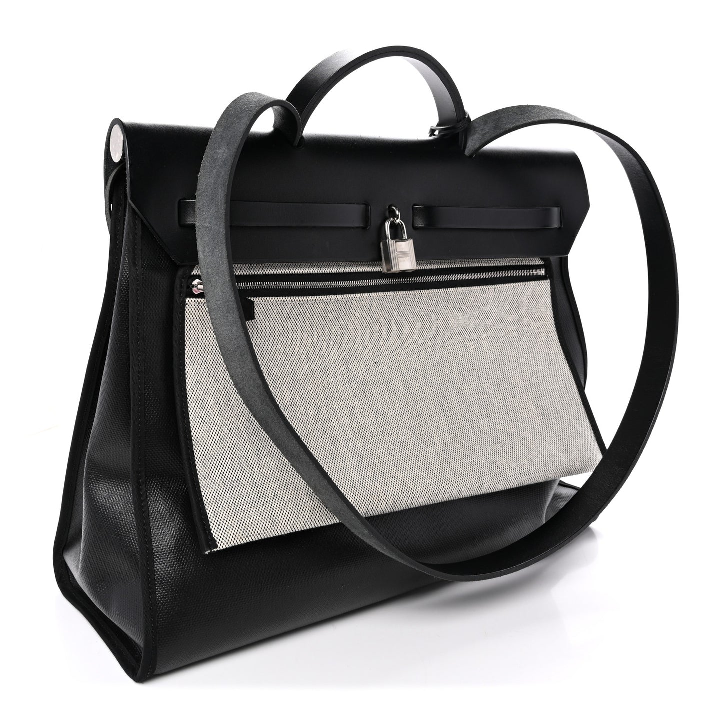 Toile H Berline Vache Hunter Herbag Zip 39 MM Black Ecru