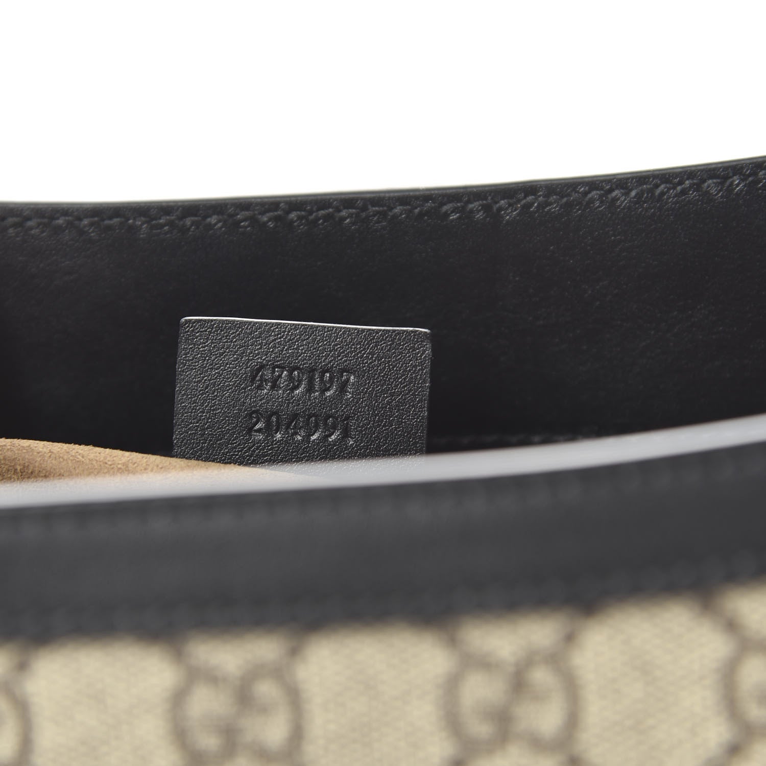 Gucci GG Supreme Monogram Medium Padlock Tote Black 9 of 11
