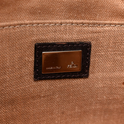 Fendi Zucca Nappa Nuvolata Vitello Tortuga Small Spy Tobacco Moro 6 of 16