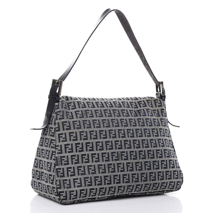 Fendi Zucchino Mama Baguette Navy 3 of 13