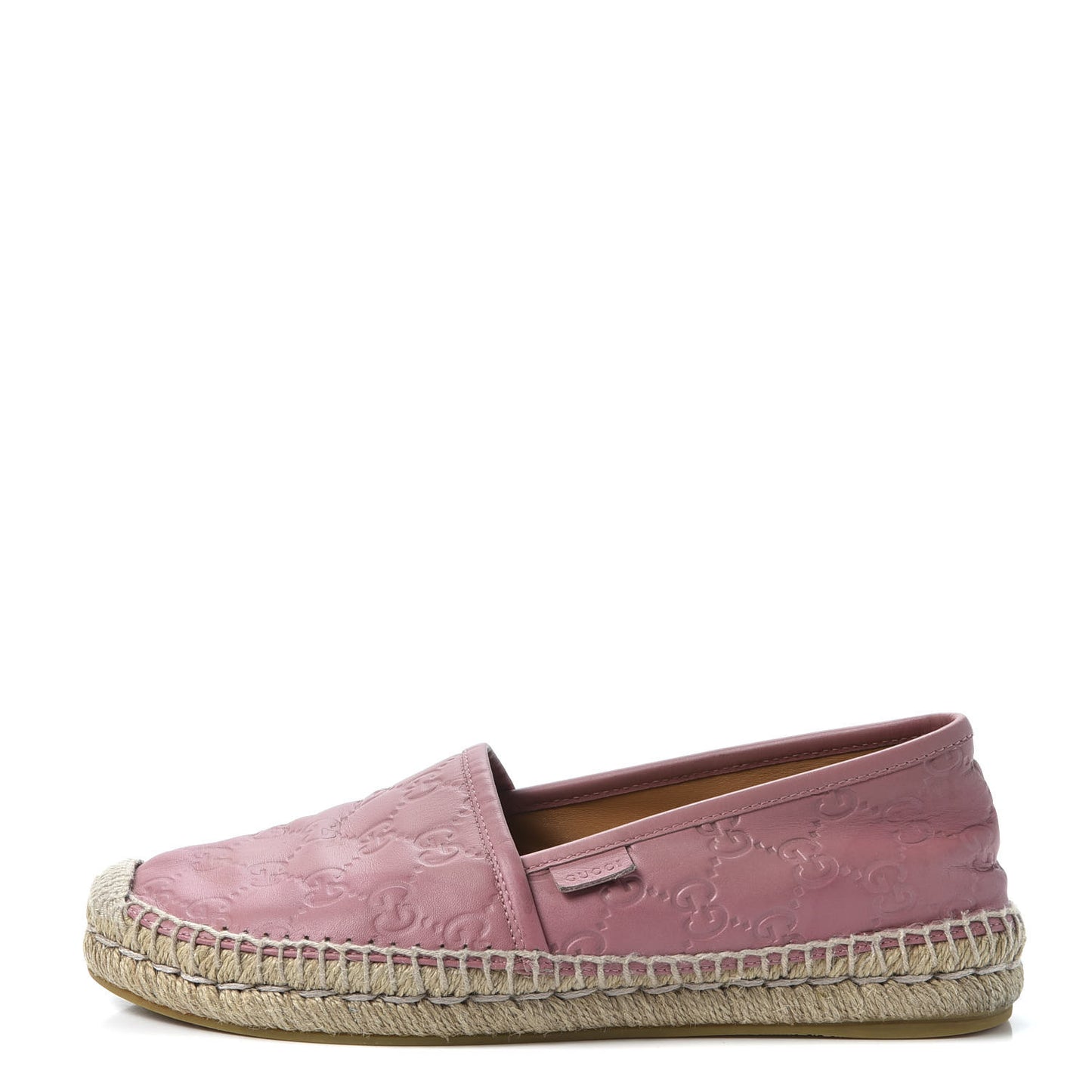 Guccissima Signature Espadrilles 37.5 Rose Baby Candy