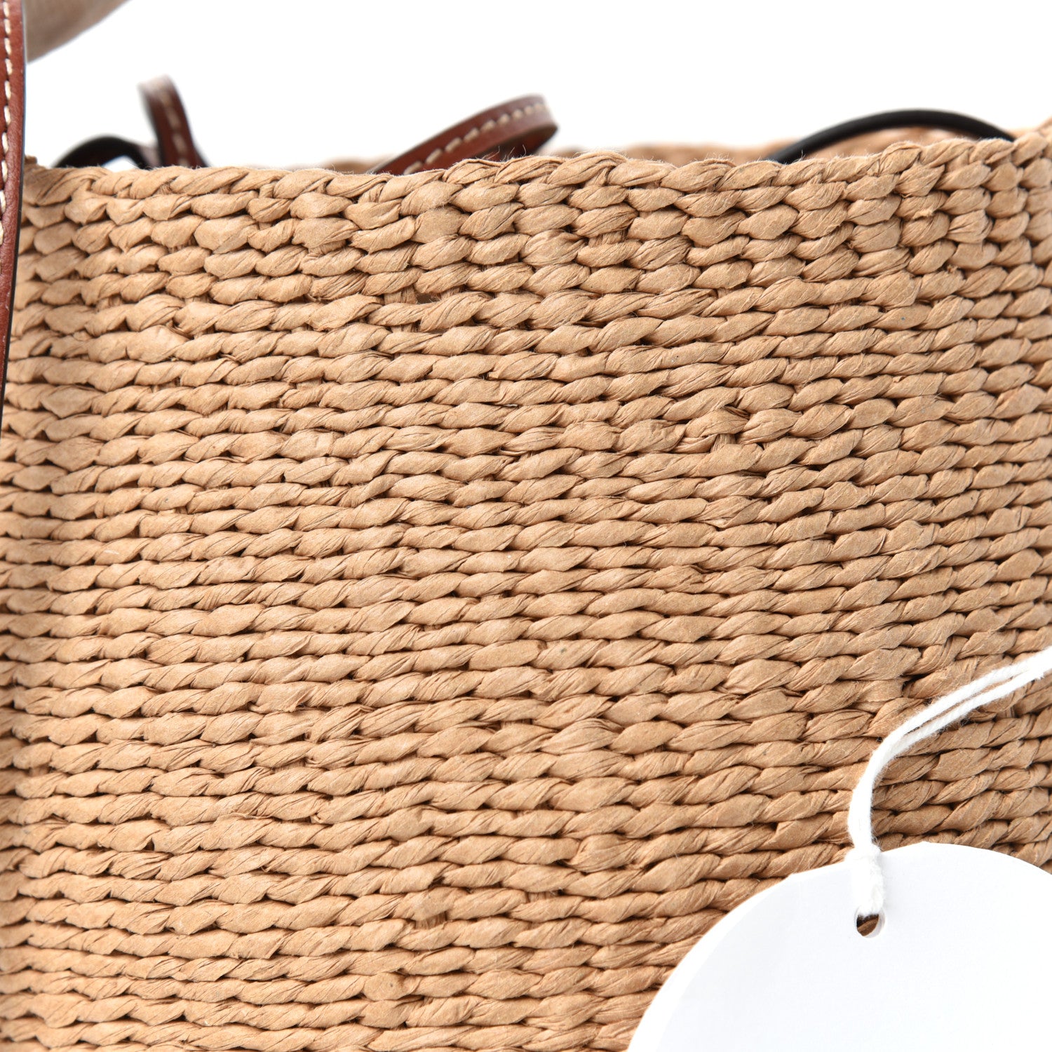 Chloe Natural Woven Fiber Small Woody Basket 11 of 11