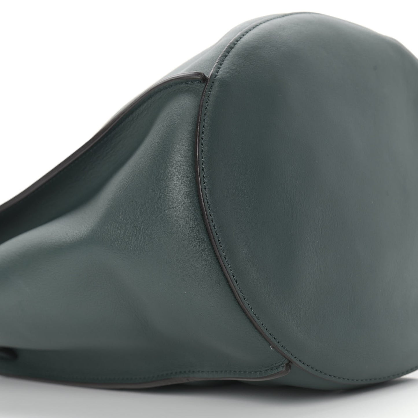 Smooth Calfskin Long Strap Big Bucket Bag Amazone