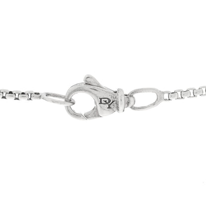 David Yurman Sterling Silver 1.7mm Baby Box Chain Necklace 17" 4 of 4