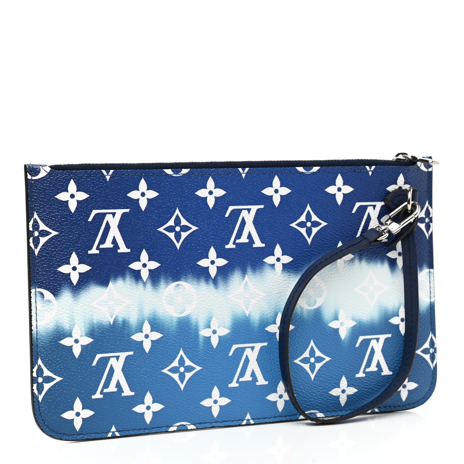 Louis Vuitton Monogram Escale Neverfull MM GM Pochette Blue 3 of 7