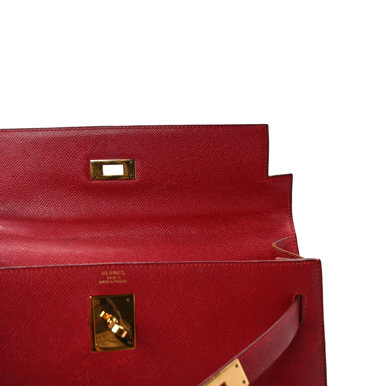Hermes Courchevel Kelly Sellier 32 Rouge Vif 13 of 14