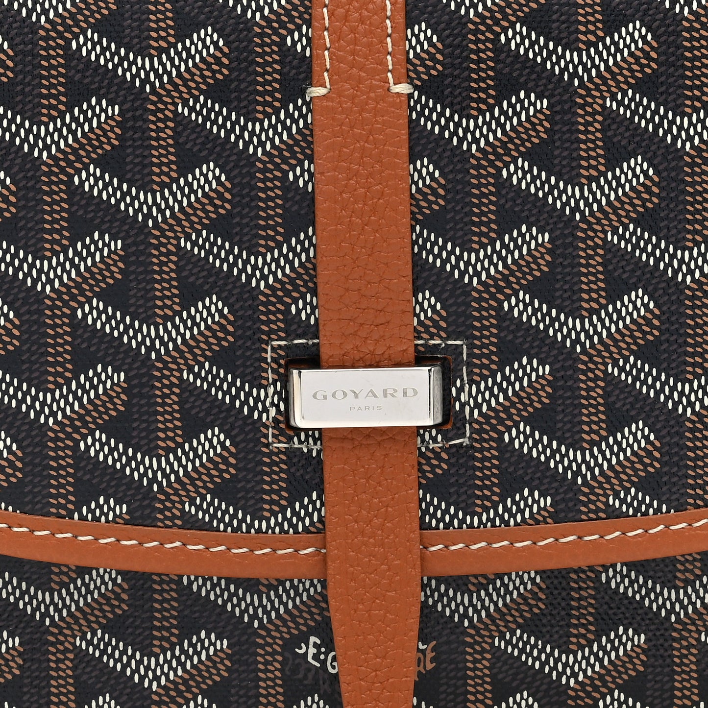 Goyardine Belvedere II PM Messenger Bag Black Gold